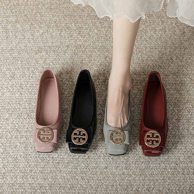 Adiffu Comfortable Soft Sole Soft Leather Flats