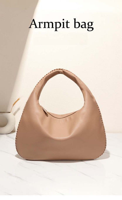 Adiffu Large Capacity Stylish Hand-Held Crescent Bag
