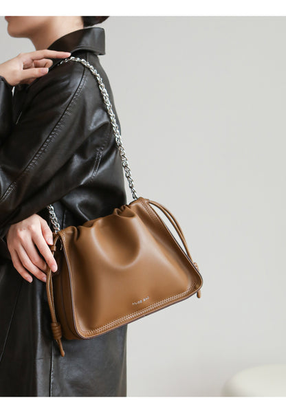 Adiffu Fresh Chain Pleated Bag