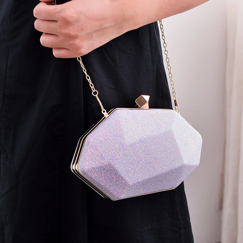 Adiffu Stylish Three-dimensional Irregular Evening Bag