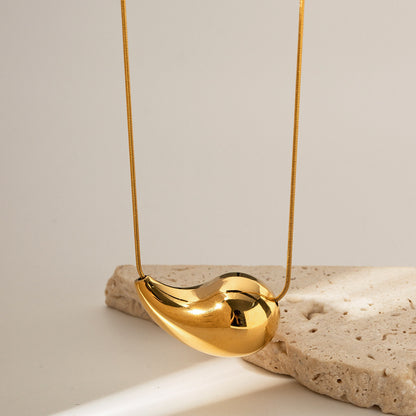 Adiffu Chubby Drop Pendant Necklace