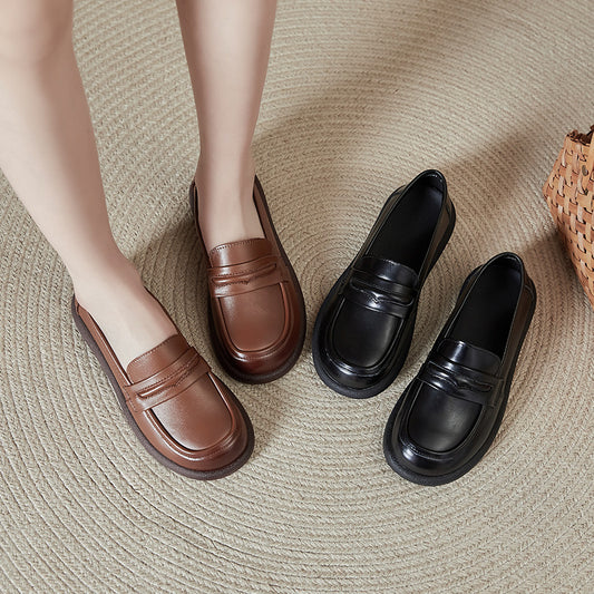 Slip-on Leather Loafers