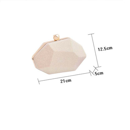 Adiffu Stylish Three-dimensional Irregular Evening Bag