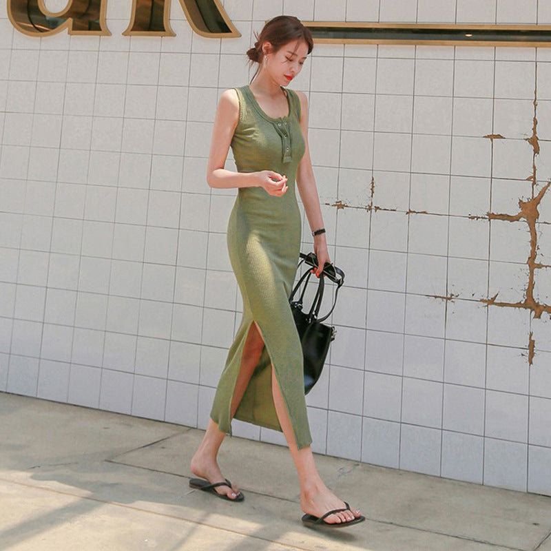 Adiffu Summer Halter Dress