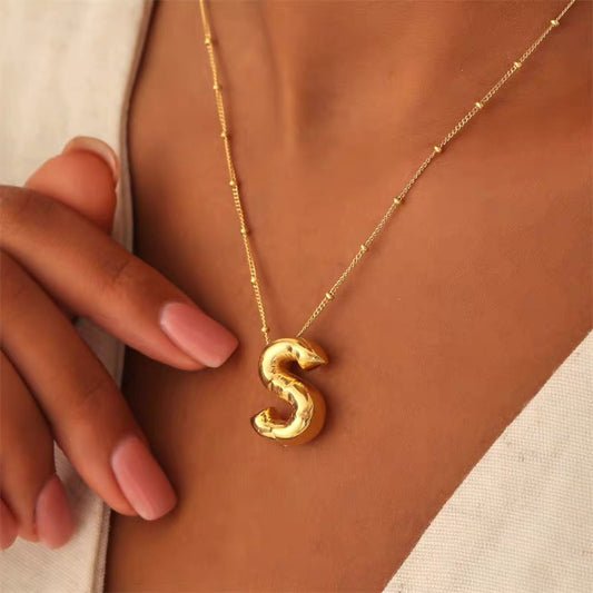 Adiffu Fashion Letter Necklace