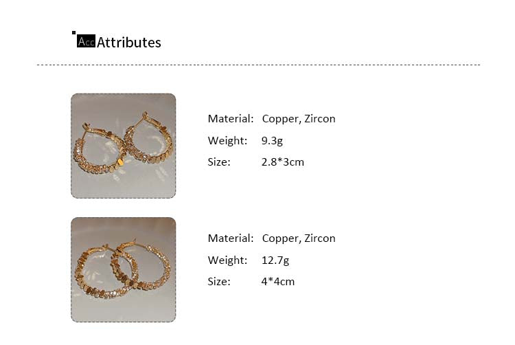 Adiffu Fancy Round Earrings