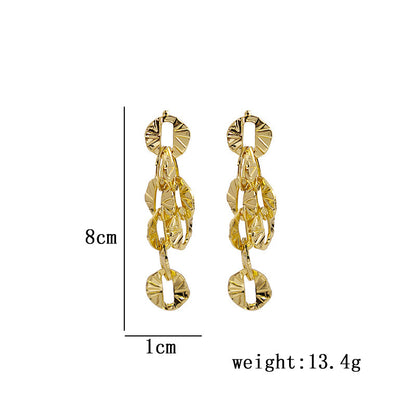 Sparkling Tassel Earrings
