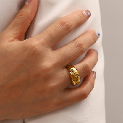 Adiffu Star Gold Ring