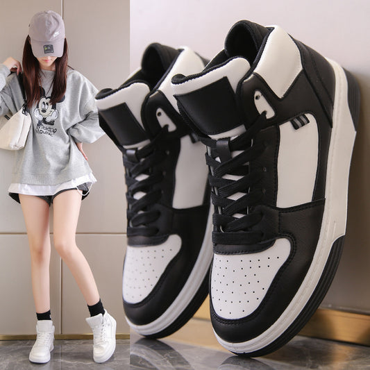 High Top Height Increasing Board Shoes For Women