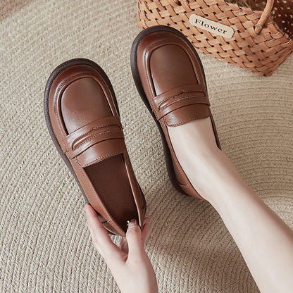 Slip-on Leather Loafers