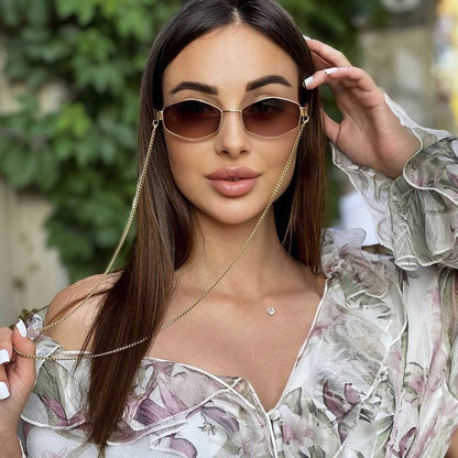 Adiffu Fashion Chain Sunglasses