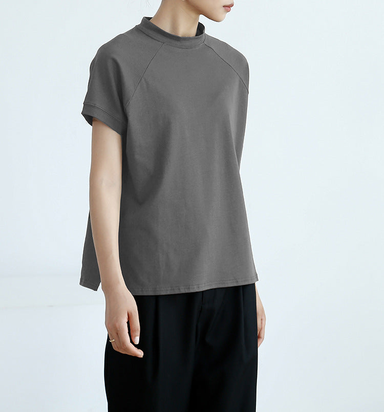 Adiffu Cotton Short-sleeved Women's T-shirt