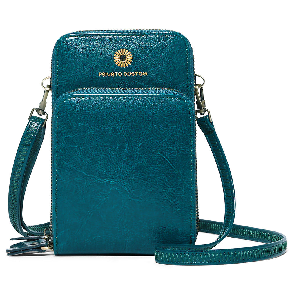 Adiffu Fashion Large Capacity Solid Color Multi-functional Mobile Phone Bag