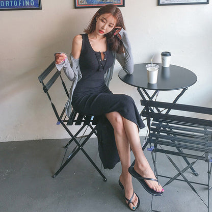 Adiffu Summer Halter Dress