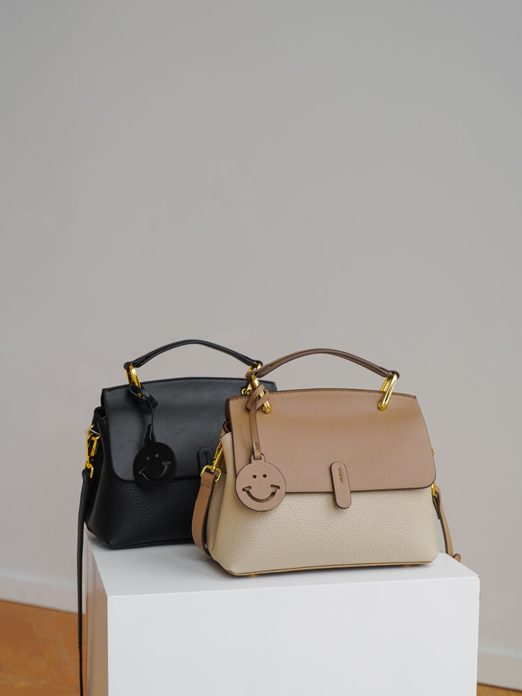 Adiffu Vintage Khaki/Black Crossbody Bag