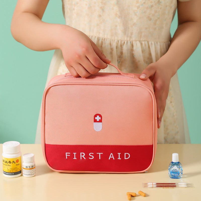 Adiffu Home First Aid Kit Portable Outdoor Travel Medicine Kit