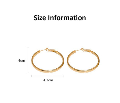 Adiffu French Metallic Earrings