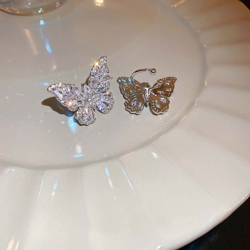 Adiffu Butterfly Earrings For Lady With No Pierced Ears