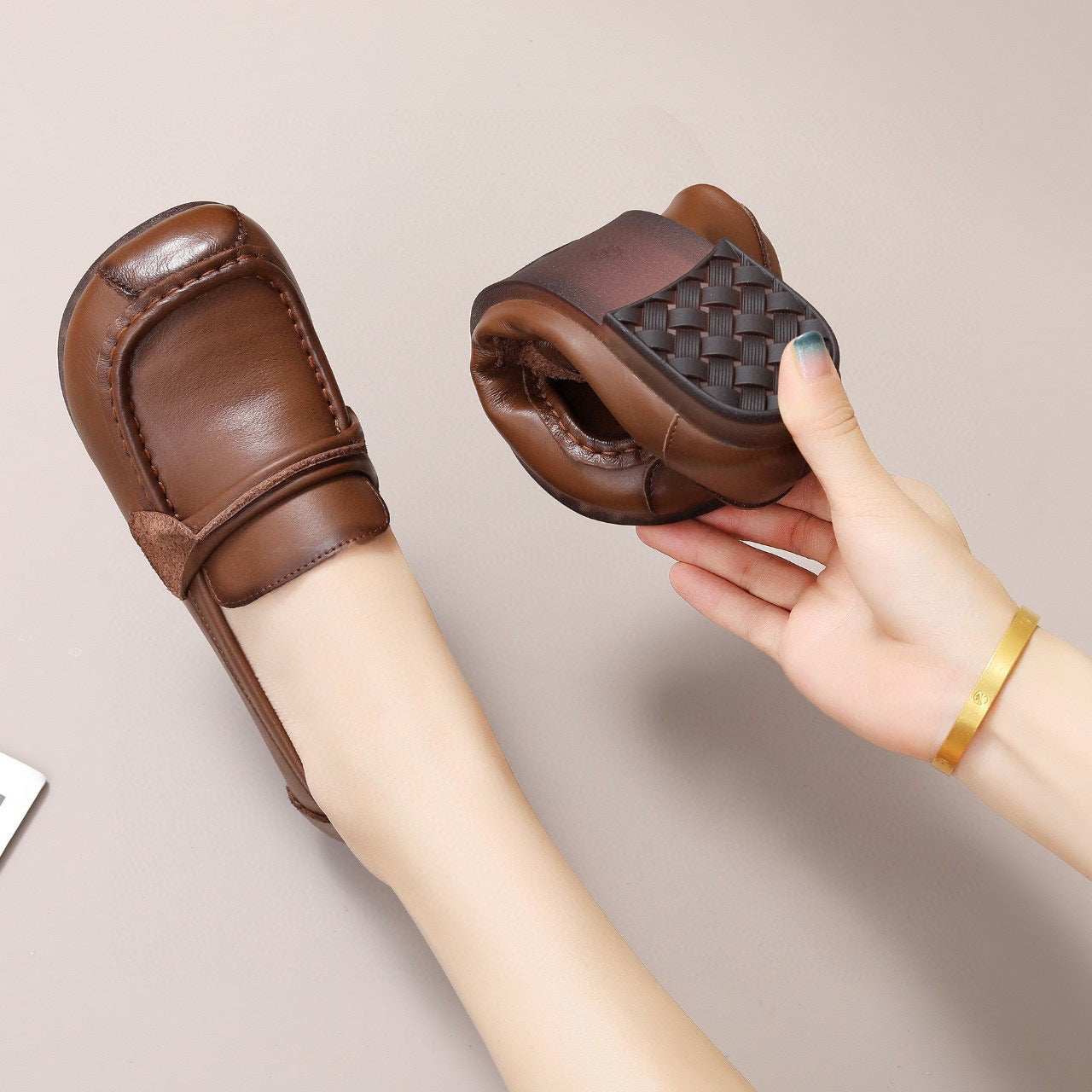 Leather Handmade Women's Loafer