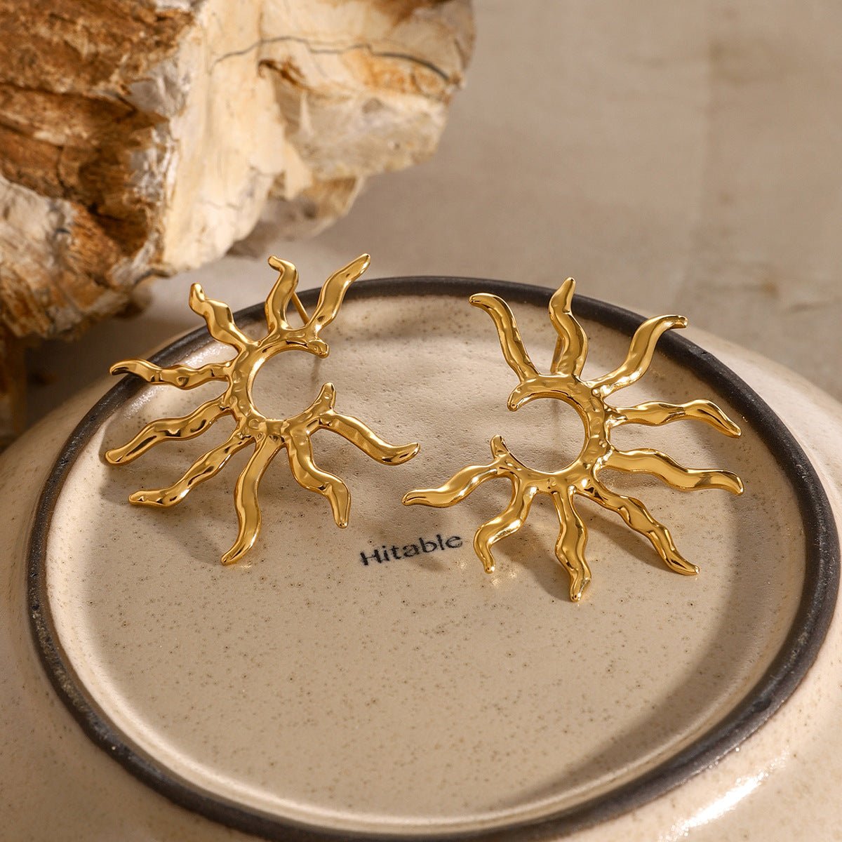 Adiffu Sunflower Earrings