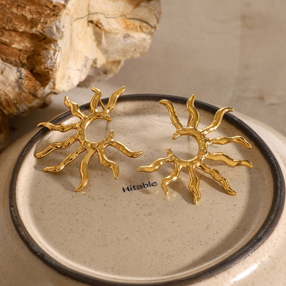 Adiffu Sunflower Earrings