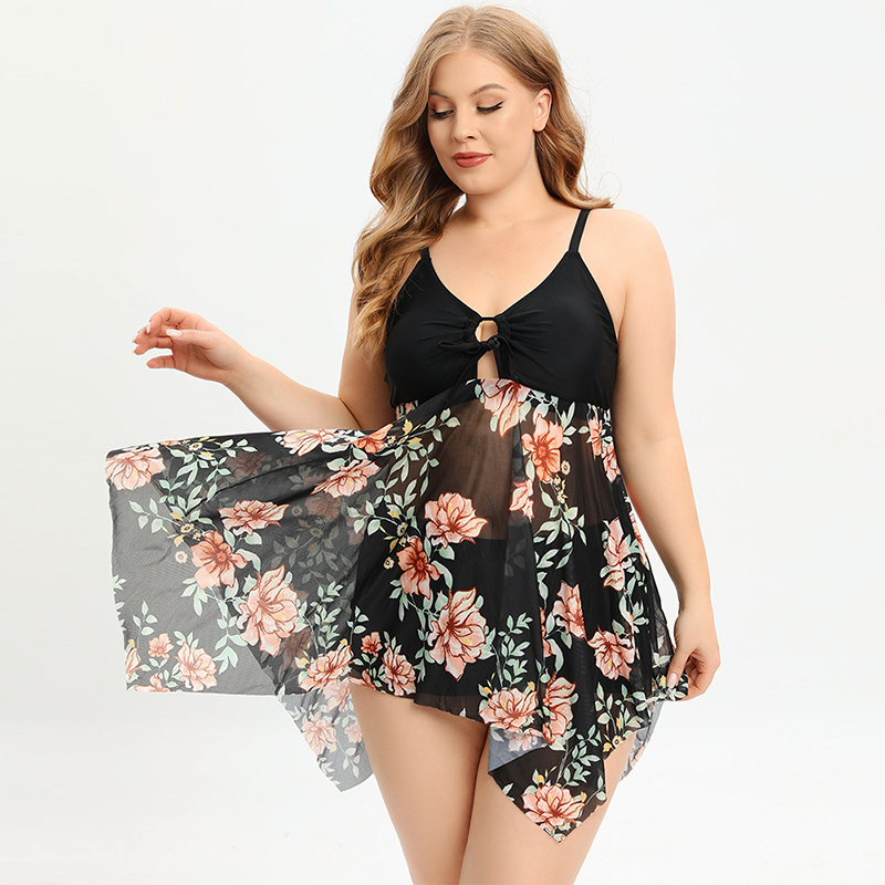 Adiffu Plus-size Two-piece Swimsuit For Women