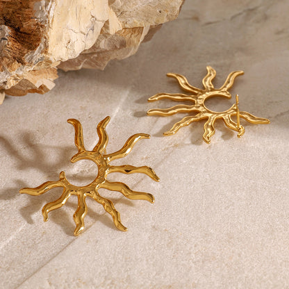 Adiffu Sunflower Earrings