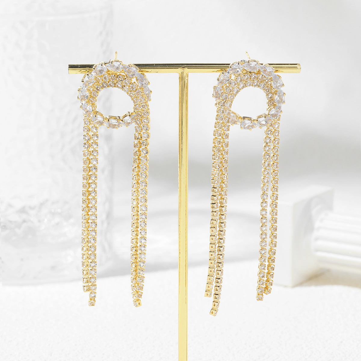 Light Luxury Personality Tassel Earrings Accessories