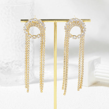 Light Luxury Personality Tassel Earrings Accessories