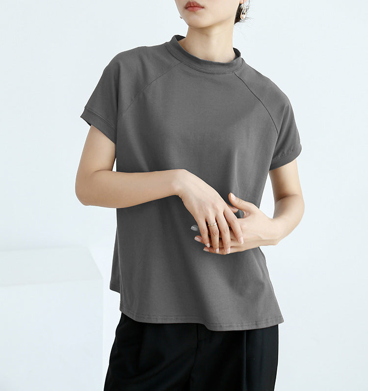 Adiffu Cotton Short-sleeved Women's T-shirt