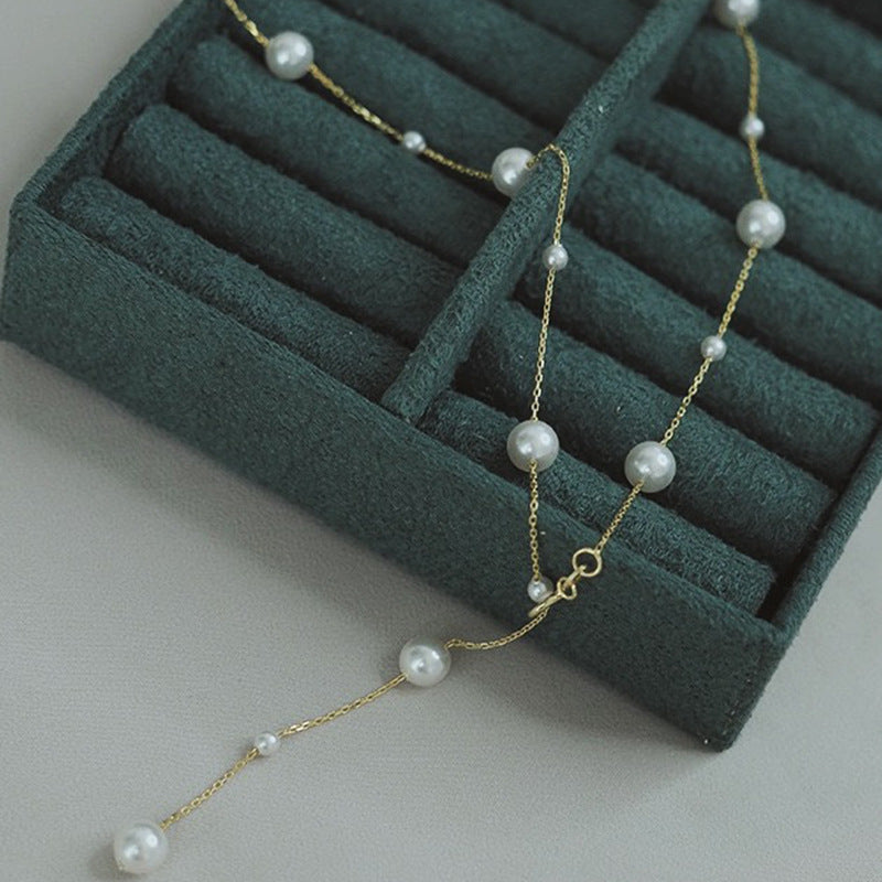 Adiffu Exquisite Artificial Pearl Necklace