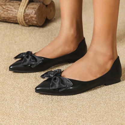 Adiffu Elegant Soft Soled Flats With Bows