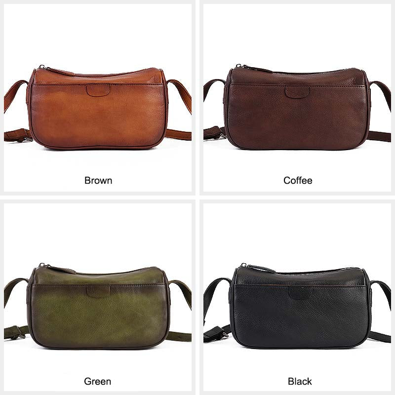 Adiffu Handmade Genuine Leather Crossbody Bag For Women