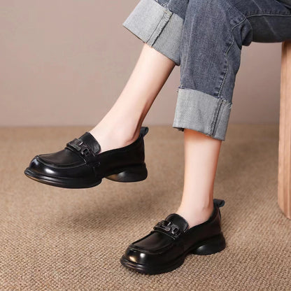 Adiffu British Style Leather Loafers