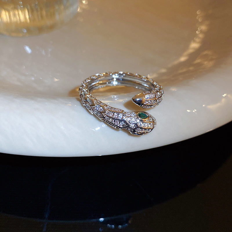 Adiffu Vintage Serpentine Open Ring