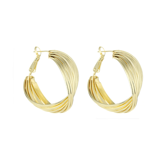 Adiffu European Style Multi-layer Winding Simple Ear Loop