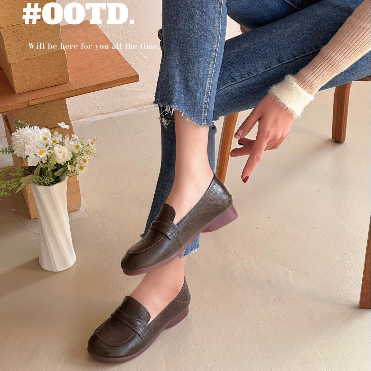 Adiffu Super Soft Leather Loafers