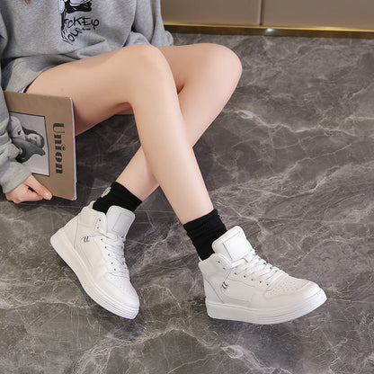 High Top Height Increasing Board Shoes For Women