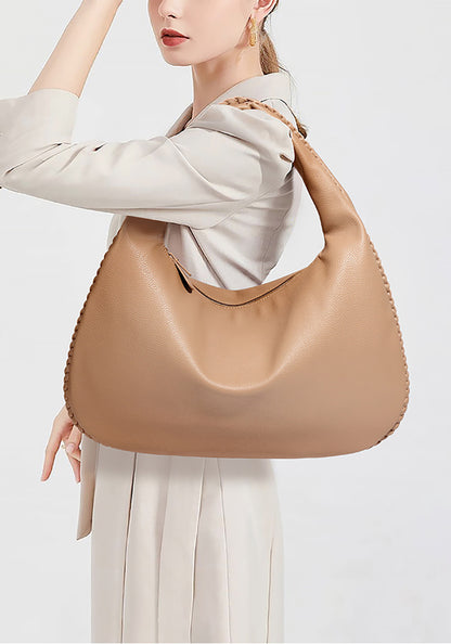 Adiffu Large Capacity Stylish Hand-Held Crescent Bag