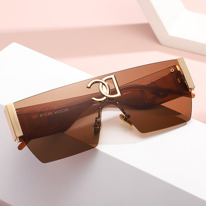 Adiffu Frameless One-piece Sunglasses