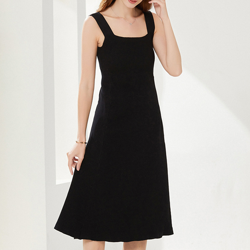 Adiffu French Camisole Sweater Dress
