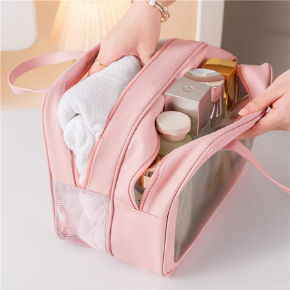 Adiffu Dry And Wet Separation Toiletry Bag Portable Makeup Bag Swimming Fitness Outdoor Travel Storage Bag