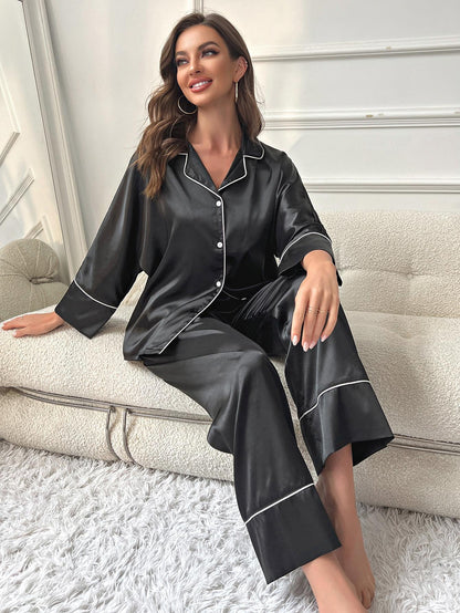 Adiffu Bridesmaid Pajamas - Bridal Party Gift - Bridesmaid Gifts - Long Pant Sleeve Set - Bachelorette Party - Pajama for Women