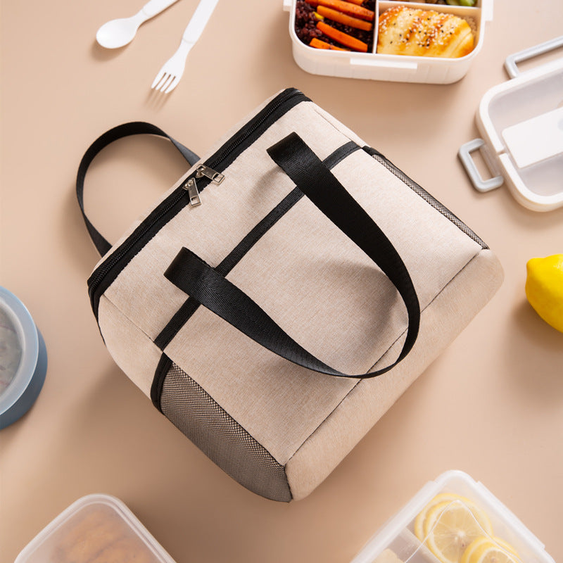 Large Insulated Bag Waterproof Portable Bento Bag Ice Bag Thickened Large Lunch Box Bag Picnic Bag