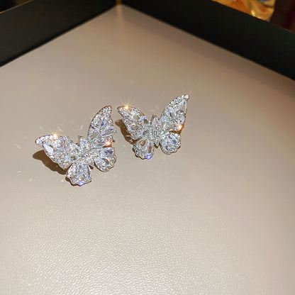 Adiffu Butterfly Earrings For Lady With No Pierced Ears