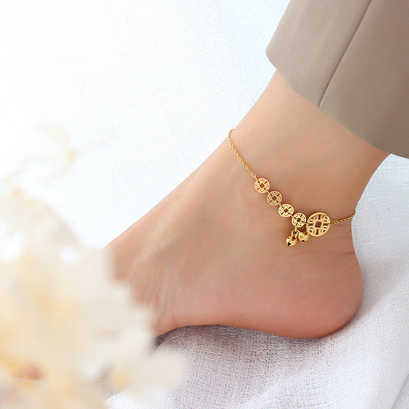 Adiffu Fashion Bell Anklets