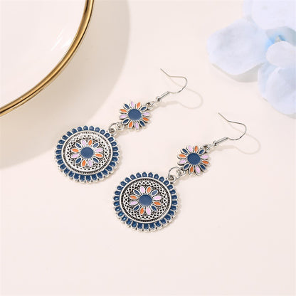 Long Little Daisy Vintage Earrings