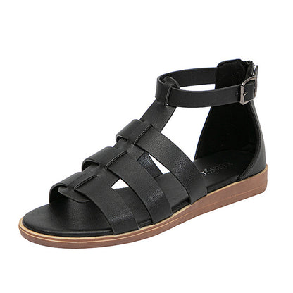 Simple Casual Roman Sandals Open-toed Flat Sandals