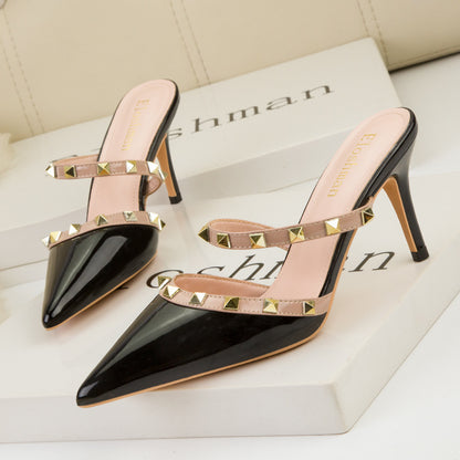 European and American Sexy Skinny High-heeled Pointy Heels