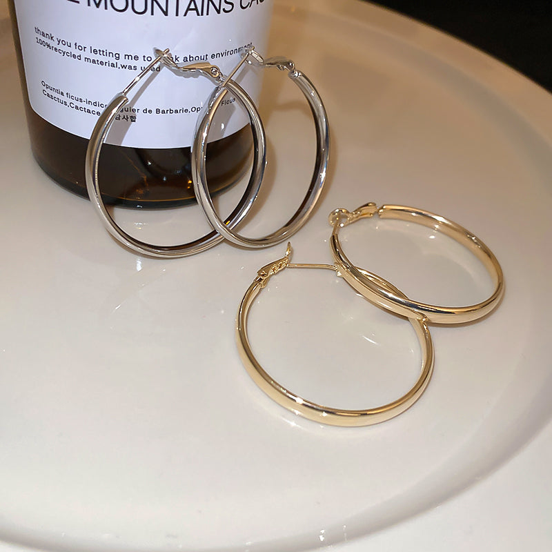 Adiffu French Metallic Earrings